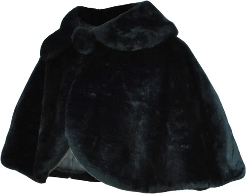Vista 2 de Abbyabbie.Li Chal tipo bolero de piel sintética para niña de las flores, chal de princesa L (8-12 años), marfil