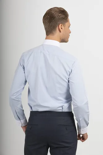 Vista 5 de Camisas de cuello de club para hombre Camisa de manga larga para hombre Camisas de vestir para hombre Camisas casuales elegantes Camisa