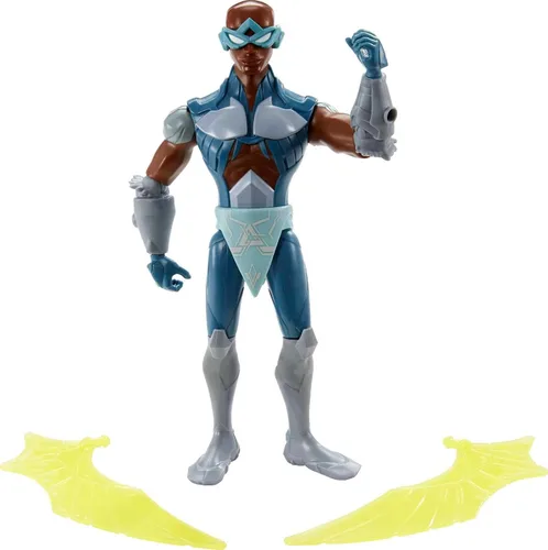 Vista 7 de Masters of the Universe and He-Man - Figura grande de He-Man con accesorio inspirado en la serie animada Motu Netflix, juguete coleccionable de 8.5