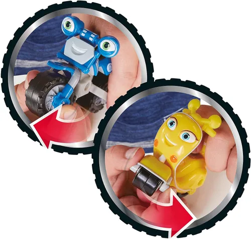 Vista 2 de Ricky Zoom Loop & Scootio - Juguetes de motocicleta (juego de 2), multicolor