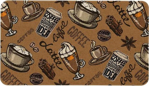 Vista 42 de Mloabuc® Tapete decorativo de flores, tapetes de cocina de arpillera de arpillera para mujer, accesorios de cocina para exteriores, 17 x 30 pulgadas