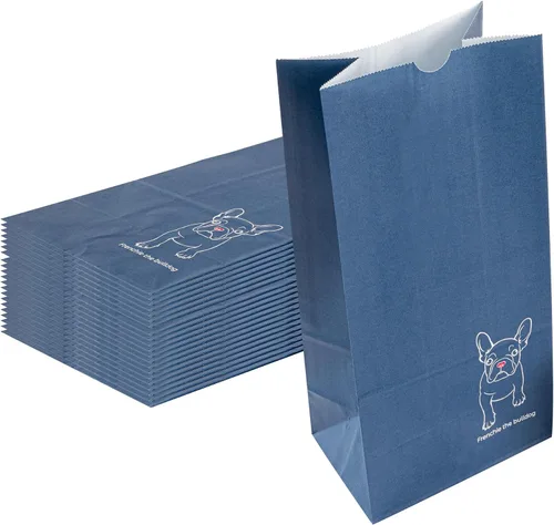 Vista 41 de Restaurantware Bag Tek - Bolsas de papel de 2 libras, 100 bolsas de almuerzo desechables, pequeñas para almuerzos, sándwiches y aperitivos, bolsas