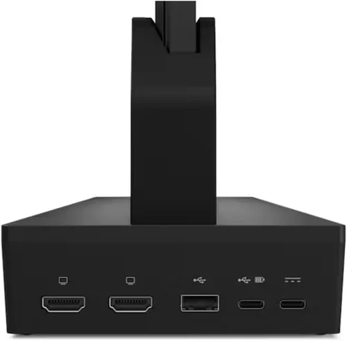 Vista 5 de Brydge Surface - Base vertical para laptop de 15 pulgadas (3 y 4) pantallas 4K duales (HDMI x 2), discos duros externos (USB-A 2.0 x 1) y paso
