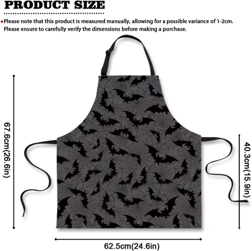 Vista 14 de Dreaweet Delantal de cocina unisex con cuello ajustable de Navidad