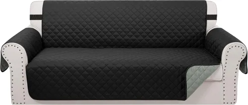 Vista 13 de Fundas para Silla Reclinable Reversibles Funda de Sofá para Mascotas Protector de Muebles Lazy Boy (Silla 23'', Beige/Beige)