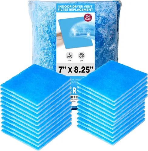 Vista 8 de Filtro de repuesto para secadora - Compatible con sistemas de ventilación de secadora Better Vent para interiores - Filtros de secadora