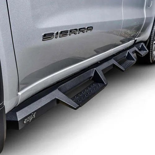 Vista 2 de Westin 56-534715 HDX Drop Wheel to Wheel Nerf Bars se adapta a Silverado Sierra 1500 2019-2025 Double Cab (6.5 Bed)