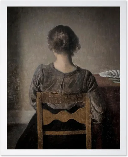 Vista 35 de Poster Master Póster de pintura vintage de The Keynote - Impresión retro de mujer a pie - Arte impresionista - Regalo para hombres y mujeres