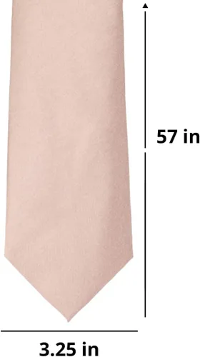 Vista 2 de tiemart Corbata de color sólido para hombre Longitud estándar