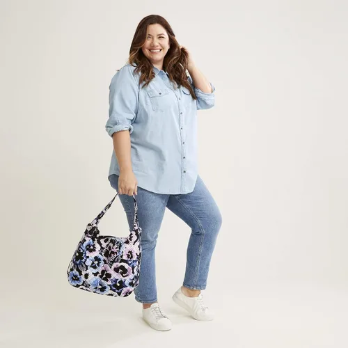 Vista 6 de Vera Bradley Mochila convertible de algodón