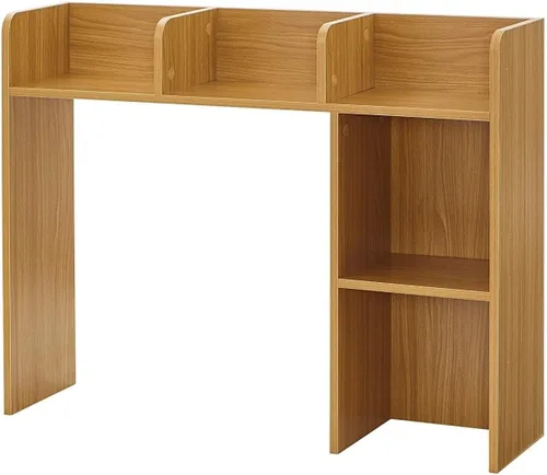 Vista 3 de UKN Estantería de escritorio clásica de haya (madera natural) madera marrón