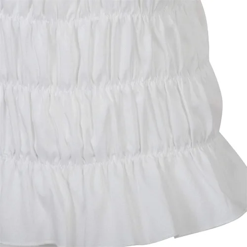 Vista 5 de Blusa renacentista para mujer, estilo victoriano, steampunk, pirata, hombros descubiertos, manga corta, blusa fruncida