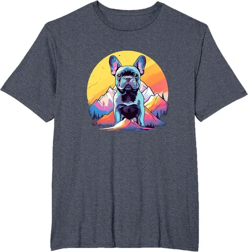 Vista 18 de French Bulldog Dog Men Women Kids T-Shirt Asphalt Grey