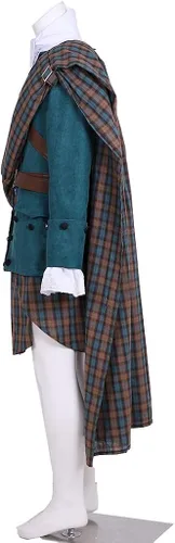 Vista 3 de Disfraz de Jamie Fraser para hombre de Escocia Highlander