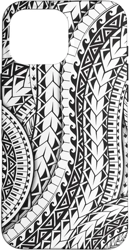 Vista 19 de Funda de arte tribal polinesio para iPhone 16