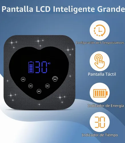 Vista 3 de Luz UV para uñas, lámpara de uñas UV inalámbrica 72W, secador LED recargable
