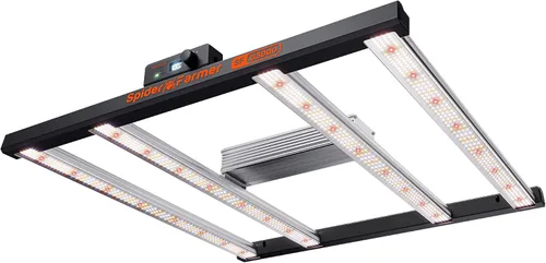 Vista 13 de Spider Farmer G1500 - Luces LED de crecimiento rentables de 150 W, control inteligente de aplicación mejorado, cobertura de 2 x 2 pies, pantalla