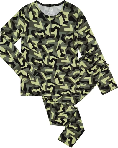 Vista 5 de Conjunto de ropa interior térmica para niños y niños pequeños, 6 piezas de manga larga con capa base larga Johns
