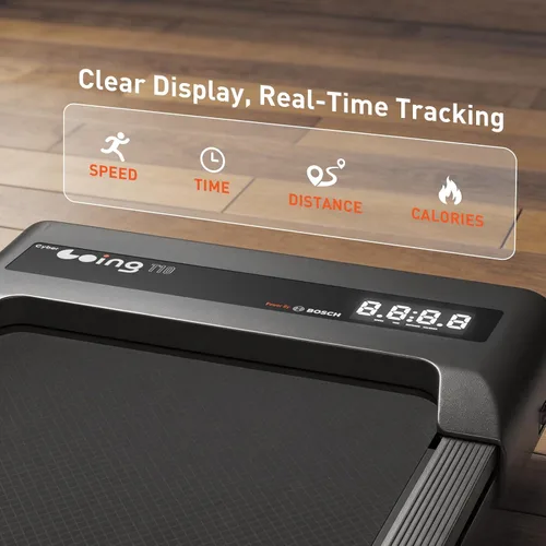 Vista 6 de Cybergoing T10 Walking Pad Treadmill Powered By Bosch®, Under Desk