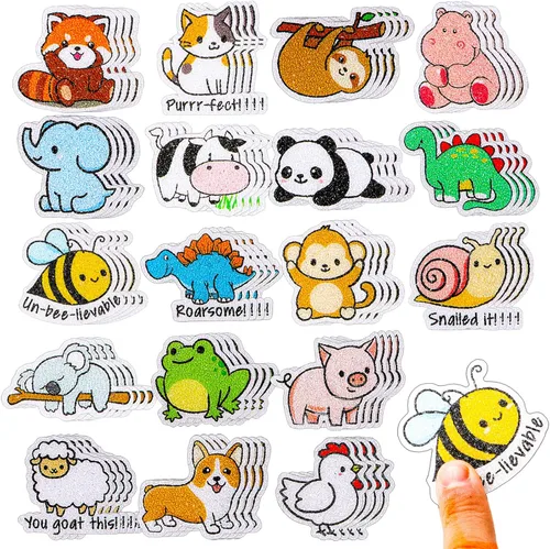 Vista 8 de 36 PCS Calcomanías Sensoriales Calm Strips, 2 Texturas Artículos de Alivio de Ansiedad Calcomanías de Salud Mental Regalos de Alivio de Estrés
