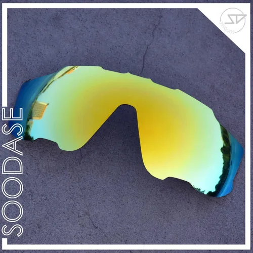 Vista 3 de SOODASE Para Oakley Jawbreaker Gafas de sol azuloroverde polarizadas reemplazo lentes