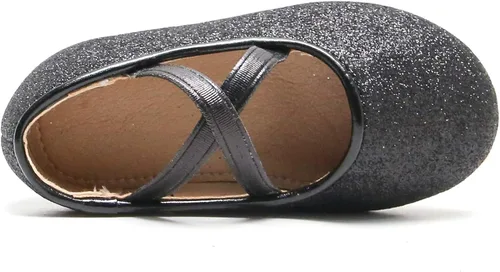Vista 3 de Otter MOMO Zapatos planos de bailarina para niña, con lazo decorativo, ideales para llevar con vestido y combinan bien con flores, para escuela