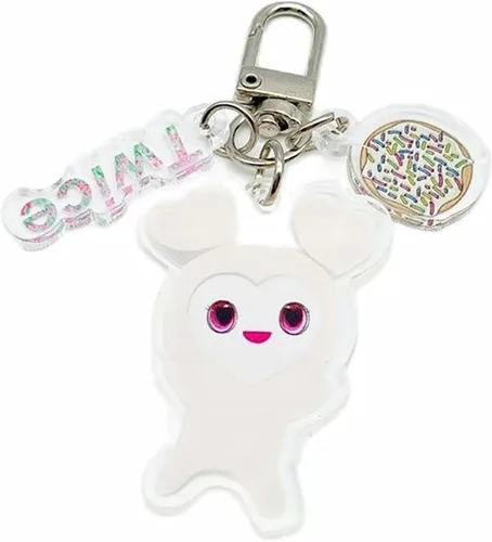 Vista 7 de Kpop Twice - Llavero de dibujos animados acrílico colgante TZUYU SANA MINA JIHYO NAYEON accesorios regalo para fanáticos