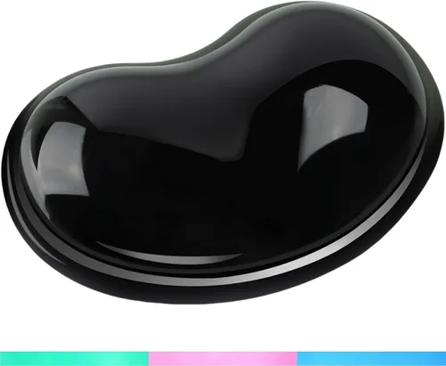 Vista 7 de Cloud - Almohadilla para reposamuñecas para teclado y mouse para computadora, alivio del dolor de brazos, alfombrilla de mouse ergonómica con base