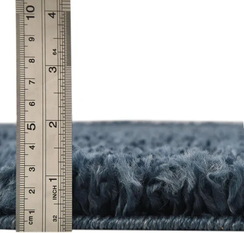 Vista 26 de Unique Loom Colección Davos Shag - Alfombra Lino