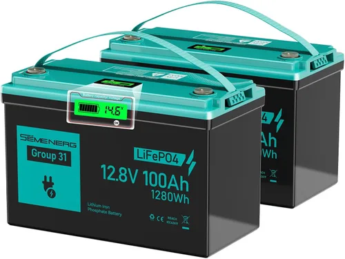 Vista 15 de Batería de litio de 12 V 6 Ah, más de 3000 ciclos LiFePO4 BMS integrado de 10 A, ciclo profundo de 6 Ah, ideal para suministro de iluminación