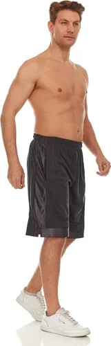 Vista 2 de Starting 5 Pantalones cortos de baloncesto para hombre con bolsillos, pantalones cortos de entrenamiento de gimnasio para hombre, paquete de 4