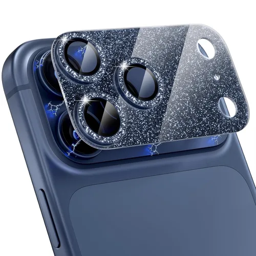 Vista 18 de Choiche - Protector de lente de cámara para iPhone 16 Pro/iPhone 16 Pro Max Full Camera Cover with 9H Tempered Glass Lens Screen Protector Metal