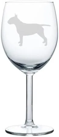 Vista 3 de MIP Copa de vino Bull Terrier (17 oz sin tallo)