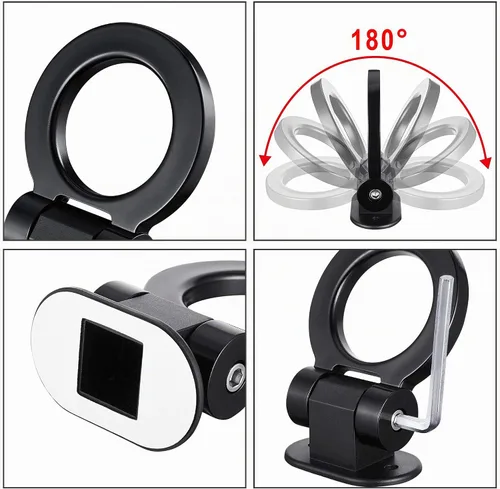 Vista 3 de TOMALL - Kit de ganchos de remolque negros para decoración de coche, adhesivo para decoración de coche, parachoques para accesorios exteriores
