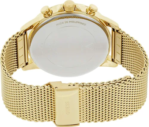 Vista 2 de GUESS Mens Guess Mens Watch - Porter Gold 44mm Gold-Tone Steel Bracelet Case Quartz Watch W1310G2