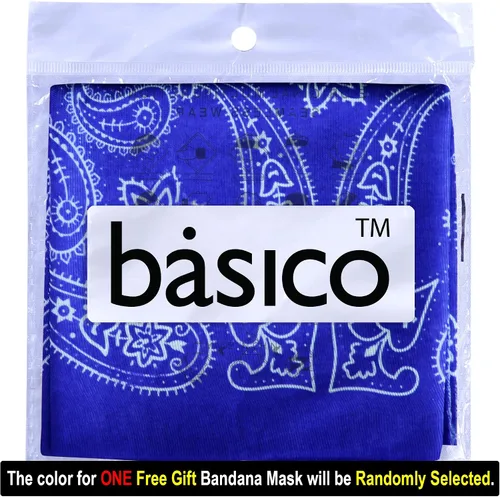 Vista 4 de 6,12,36 PK Bandanas for Men and Women, 100% Cotton Bandana - Gold, Black, White +20 Color Mens Handkerchiefs Bandana Pack