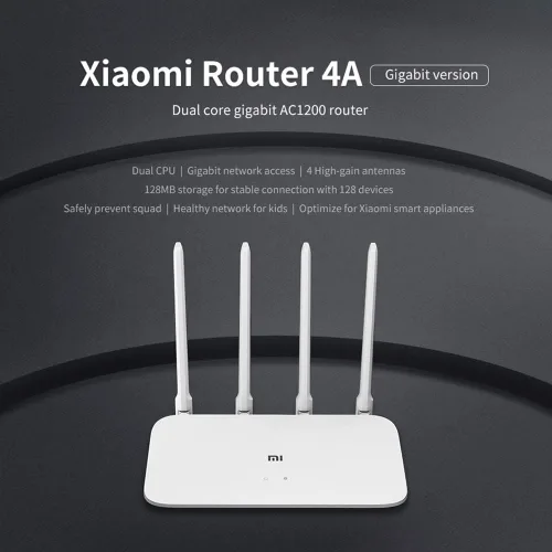 Vista 6 de ROUTER XIAOMI MI ROUTER 4A GIGABIT EDITION BLANCO