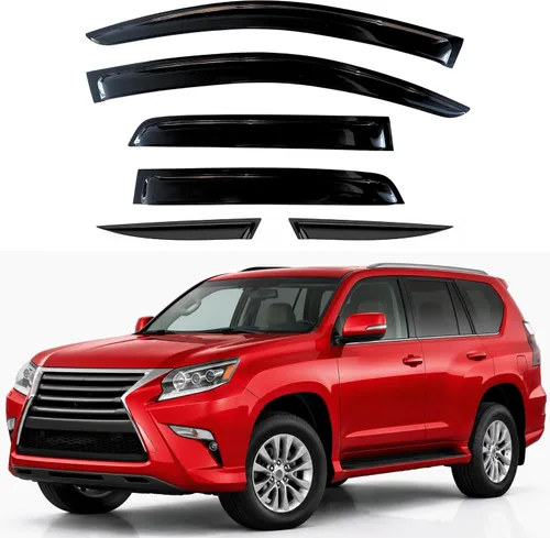 Vista 92 de KPY Moldura deflectora de viento con protección contra la lluvia compatible con Mazda CX-3 2016-2021 (CX3), 4 unidades, para ventana lateral