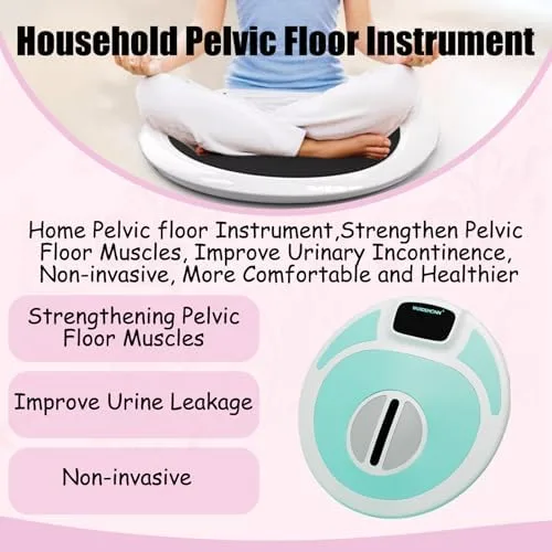 Vista 2 de Corrector muscular del suelo pélvico, silla Kegel para tratamiento de incontinencia femenina, ejercitador interno del muslo, fortalece la salud