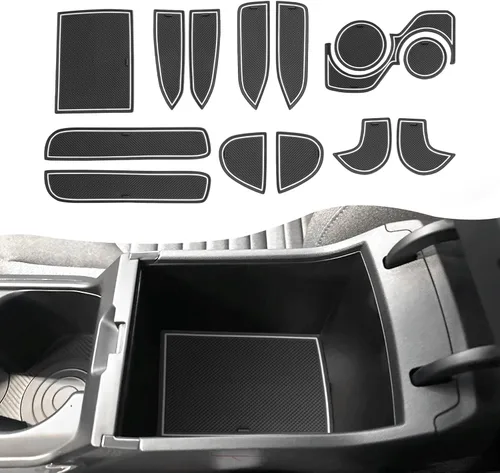 Vista 17 de SXCY Alfombrillas con ranura para puerta Toyota RAV4 2025 para Toyota RAV4 2019-2024 2025, accesorios para portavasos y portavasos 2024 2025 RAV4