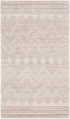Vista 9 de SAFAVIEH Natura Collection - Alfombra de pasillo, 2 pies 3 pulgadas x 8 pies, beige, hecha a mano, mezcla de lana bohemia rústica, ideal para zonas