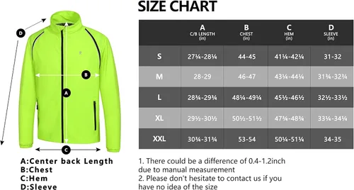 Vista 7 de Little Donkey Andy Mens Quick-dry Running Jacket Convertible UPF 50 Cycling Jacket Windbreaker with Removable Sleeves