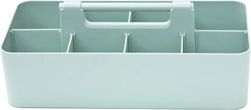 Vista 15 de Divisores DIY de 8 Compartimentos, Caddy Portátil Grande, Multiusos, Apilable, Solución Moderna para Escuela, Oficina, Escritorio, Uso Infinito
