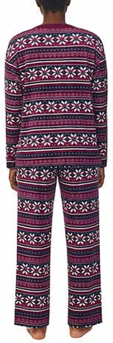 Vista 4 de Nautica Conjunto de pijama de forro polar de 2 piezas para mujer