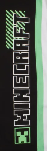 Vista 8 de Minecraft Creeper - Conjunto de pantalones deportivos de 3 piezas para niños, con cremallera, camiseta de manga corta y pantalones deportivos activos
