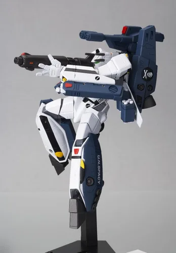 Vista 4 de Revoltech: 036 Macross VF-1S Roy Focker Valkyrie Figura de acción por Kaiyodo