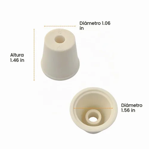 Vista 4 de Compartimento hermético doble burbuja y tapón de bombona (paquete de 2).