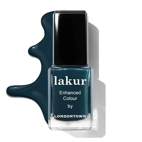 Vista 6 de LONDONTOWN Lakur Nail Polish – Green, Long-Lasting, Streak-Free, Chip-Resistant 21+ Free Non-Toxic Vegan Nail Color, Strengthens & Hydrates Nails