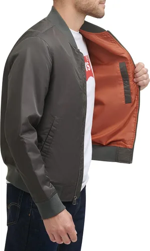 Vista 4 de Levi's Chaqueta bomber de satén para hombre