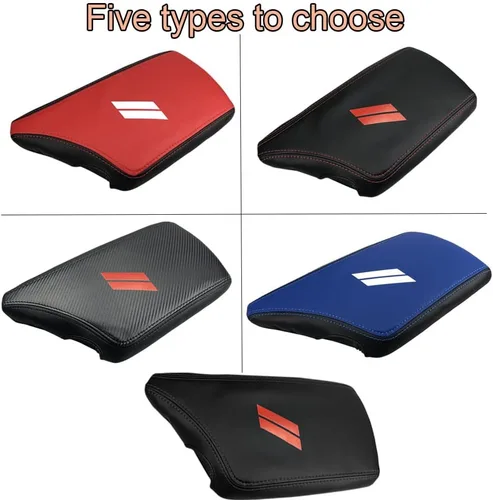 Vista 7 de Funda para el reposabrazos del automóvil, impermeable, para consola central, cubre cajas, resistente a los arañazos, funda protectora de cuero
